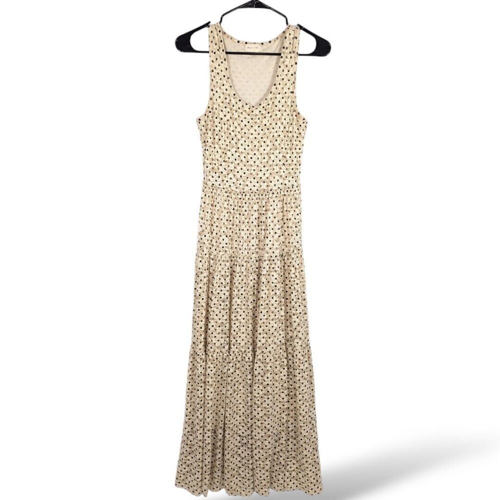 Anthropologie Meadow Rue Marigny‎ Maxi Dress S Floral Lace Cottagecore coquette